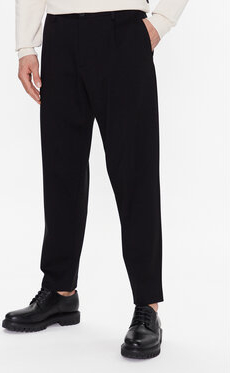 Czarne spodnie Sisley w stylu casual