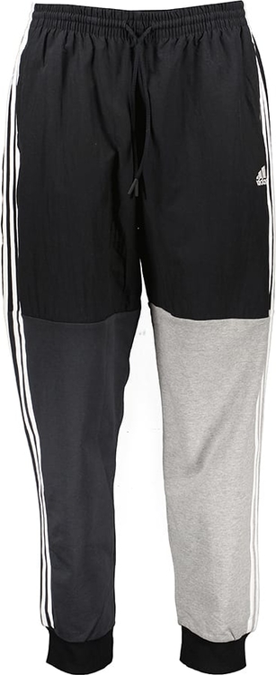 Czarne spodnie sportowe Adidas z dresówki w sportowym stylu
