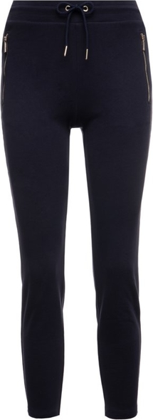 Czarne spodnie sportowe Armani Jeans z dresówki w sportowym stylu