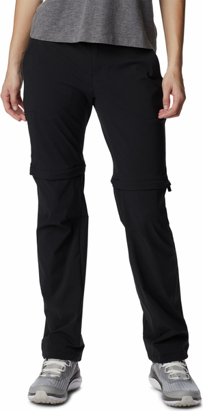 Czarne spodnie sportowe Columbia w sportowym stylu z tkaniny