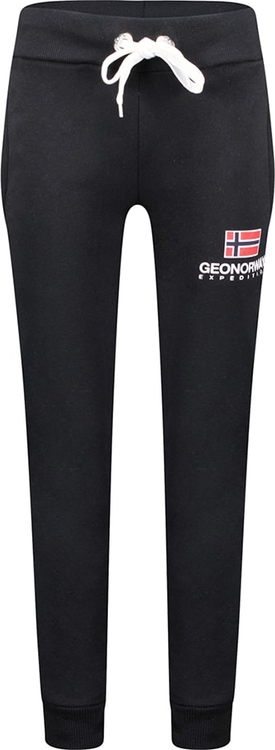 Czarne spodnie sportowe Geographical Norway z dresówki
