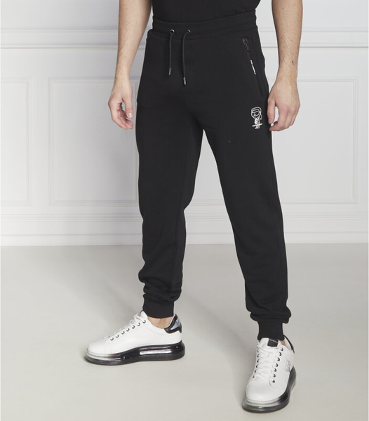 Czarne spodnie sportowe Karl Lagerfeld