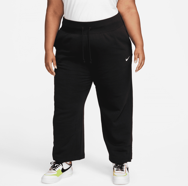 Czarne spodnie sportowe Nike z dzianiny