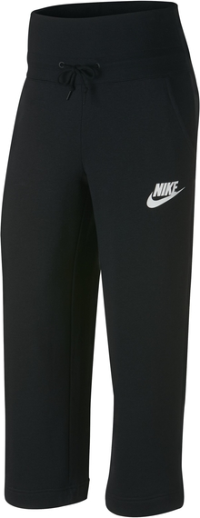 Czarne spodnie sportowe Nike z plaru