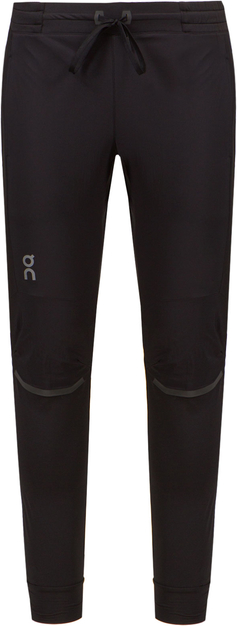 Czarne spodnie sportowe On Running w sportowym stylu z tkaniny