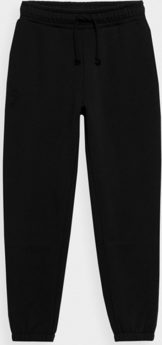 Czarne spodnie sportowe Outhorn z bawełny