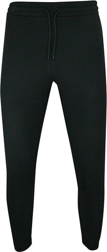 Czarne spodnie sportowe Pako Jeans z jeansu