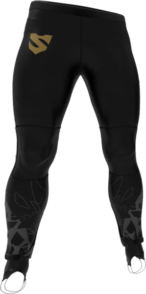 Czarne spodnie sportowe Smmash z tkaniny