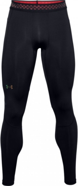 Czarne spodnie sportowe Under Armour z żakardu w sportowym stylu