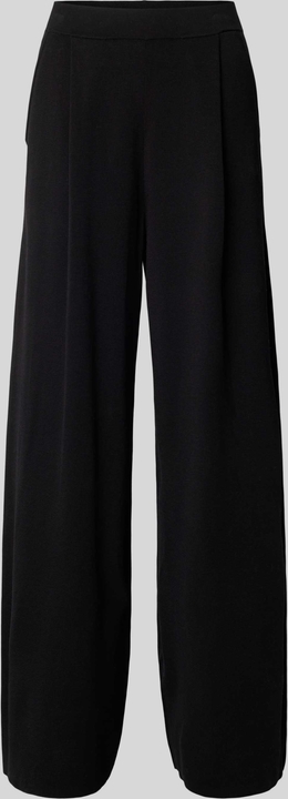 Czarne spodnie Stefanel w stylu retro z bawełny