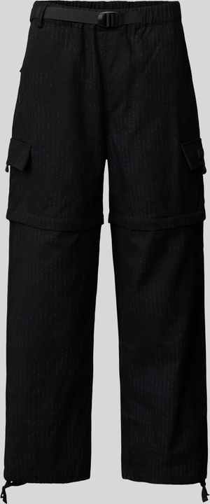 Czarne spodnie The Hundreds z bawełny w sportowym stylu