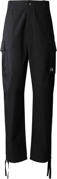 Czarne spodnie The North Face w sportowym stylu z bawełny