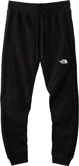 Czarne spodnie The North Face w sportowym stylu z dresówki