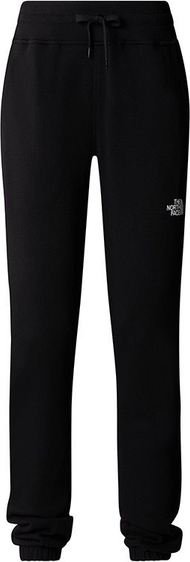 Czarne spodnie The North Face z tkaniny w sportowym stylu