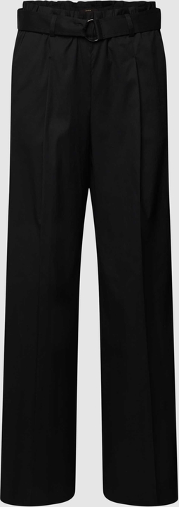 Czarne spodnie Windsor z bawełny