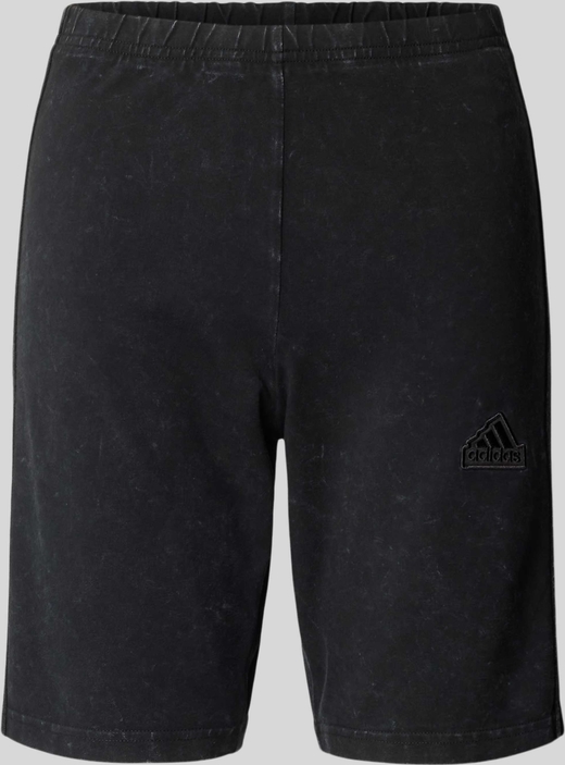 Czarne szorty Adidas Sportswear z bawełny