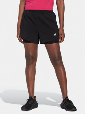Czarne szorty Adidas w sportowym stylu