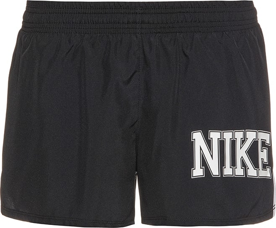 Czarne szorty Nike w sportowym stylu z tkaniny