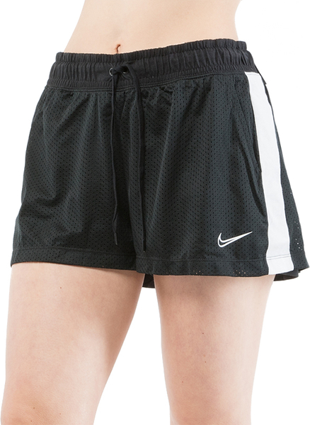 Czarne szorty Nike z tkaniny w sportowym stylu