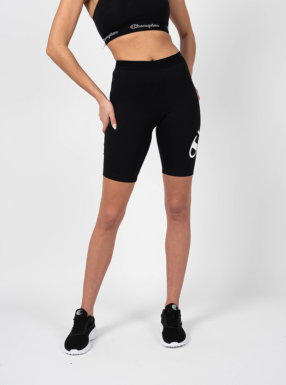 Czarne szorty ubierzsie.com z tkaniny w sportowym stylu