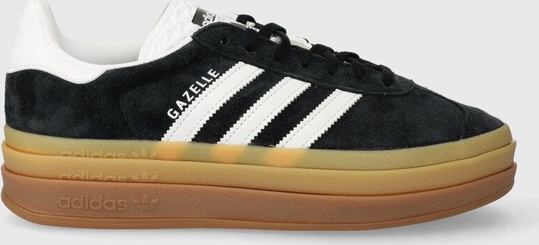 Czarne trampki Adidas Originals w sportowym stylu gazelle
