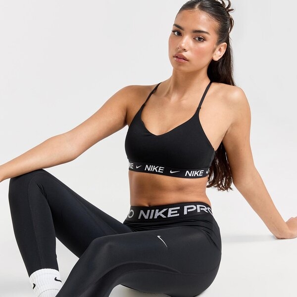 Czarny biustonosz Nike