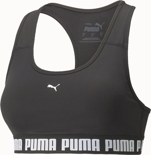 Czarny biustonosz Puma