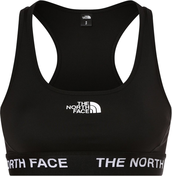 Czarny biustonosz The North Face z nadrukiem
