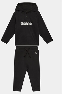 Czarny dres dziecięcy Calvin Klein z jeansu