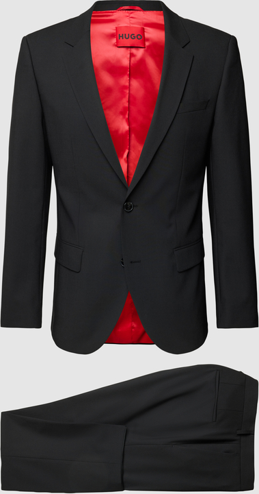 Czarny garnitur Hugo Boss