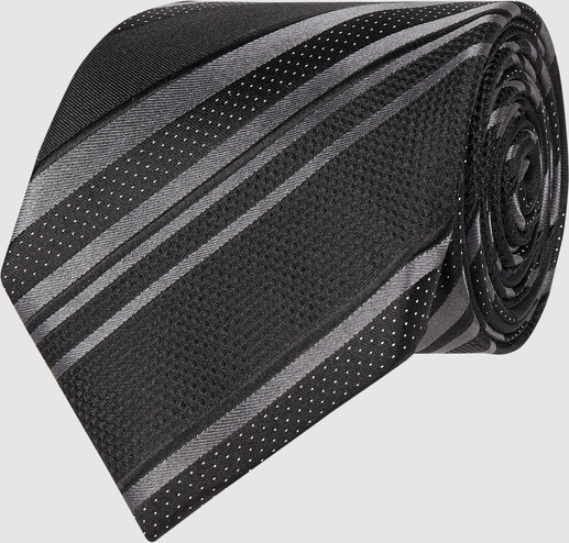 Czarny krawat Eterna