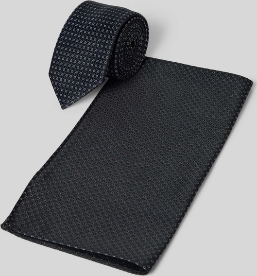 Czarny krawat Monti