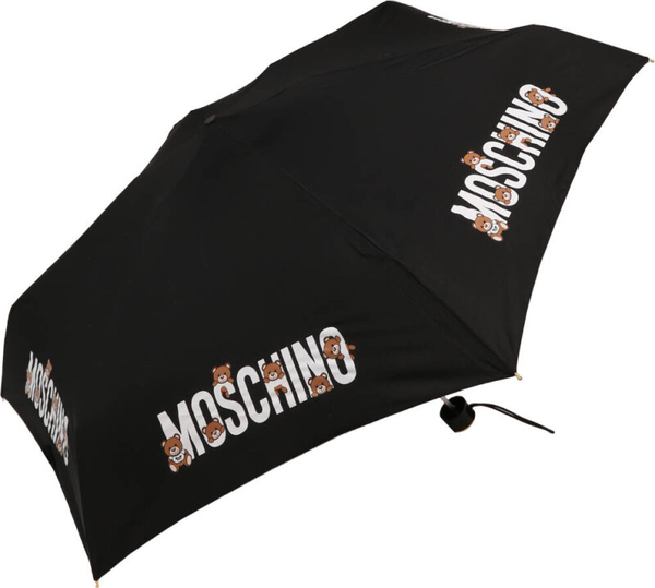 Czarny parasol Moschino