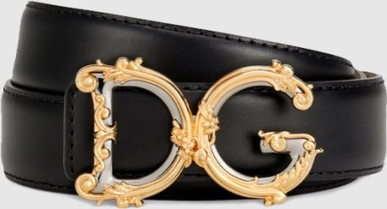Czarny pasek Dolce & Gabbana