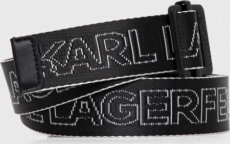 Czarny pasek Karl Lagerfeld