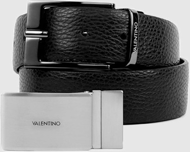 Czarny pasek Valentino by Mario Valentino