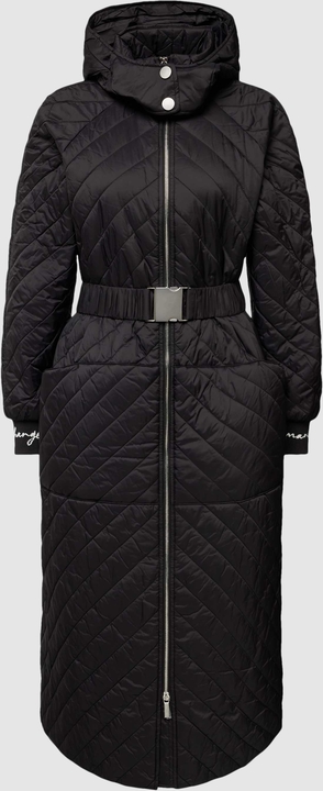 Czarny płaszcz Armani Exchange