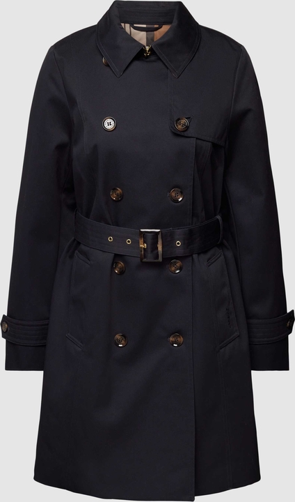 Czarny płaszcz Barbour z bawełny krótki w stylu klasycznym