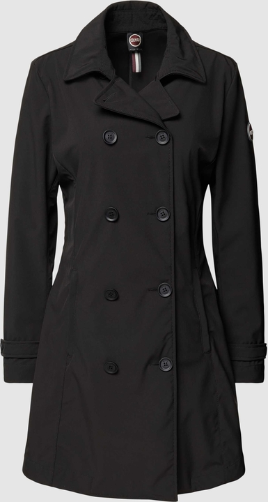 Czarny płaszcz Colmar bez kaptura w stylu casual
