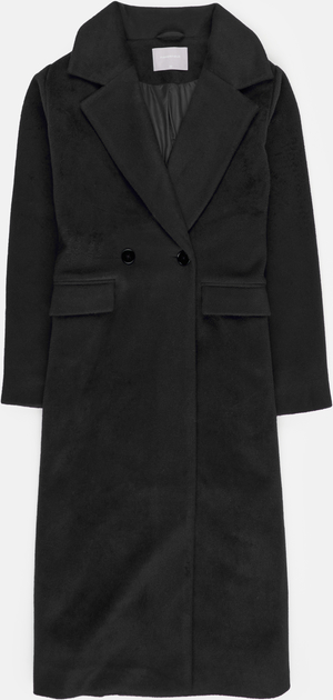 Czarny płaszcz Gate w stylu casual