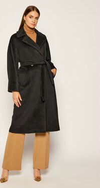 Czarny płaszcz Marella w stylu casual