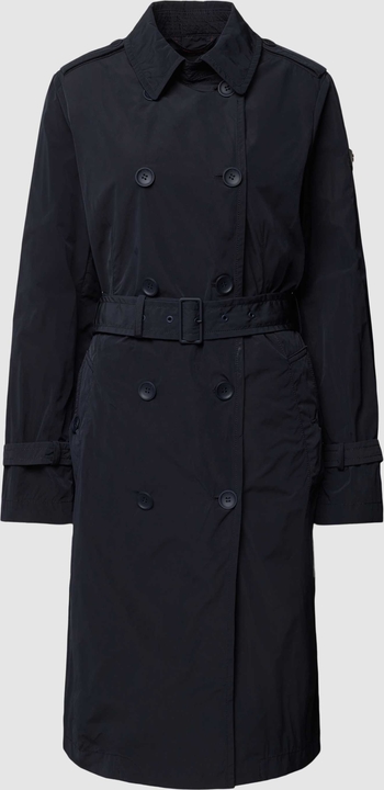Czarny płaszcz Peuterey w stylu casual