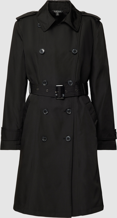 Czarny płaszcz Ralph Lauren