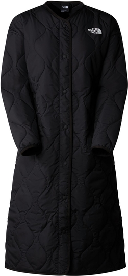 Czarny płaszcz The North Face z tkaniny