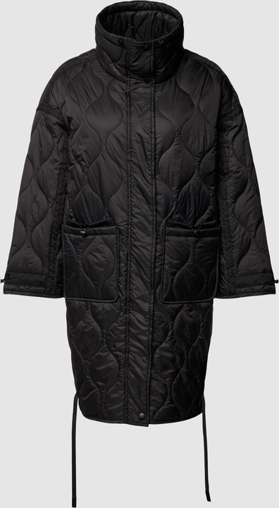 Czarny płaszcz Withblack bez kaptura w stylu casual