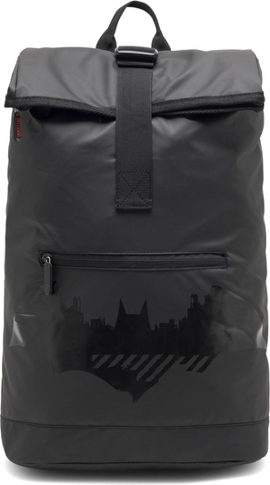 Czarny plecak Batman z nadrukiem