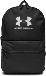 Czarny plecak Under Armour w sportowym stylu z nadrukiem