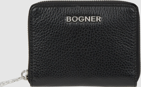 Czarny portfel Bogner