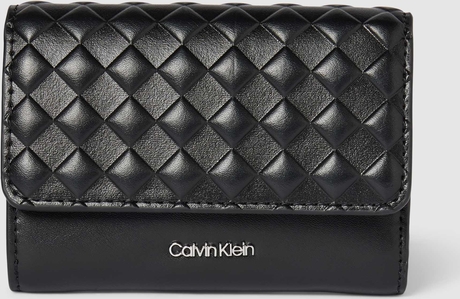 Czarny portfel Calvin Klein