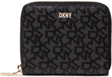 Czarny portfel DKNY